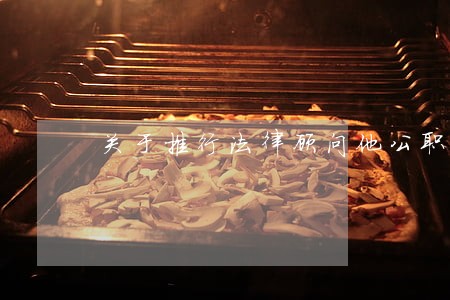 关于推行法律顾问他公职律师 关于推行法律顾问他公职律师