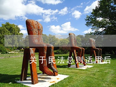 关于民法总则适用后 关于民法总则适用后