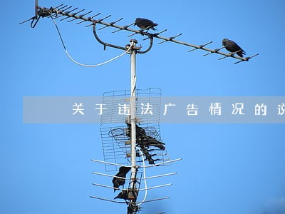 关于违法广告情况的说明 关于违法广告情况的说明