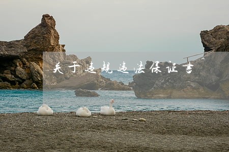 关于违规违法保证书 关于违规违法保证书