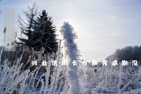 兴业信用卡分期完逾期没还