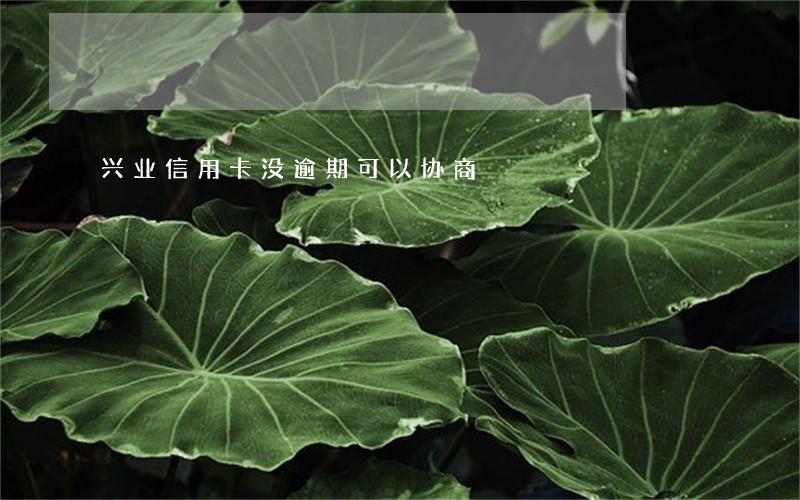 兴业信用卡没逾期可以协商 兴业信用卡没逾期可以协商