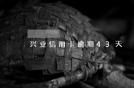 兴业信用卡逾期43天