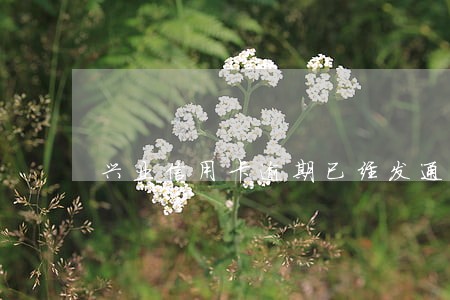 兴业信用卡逾期已经发通知函了
