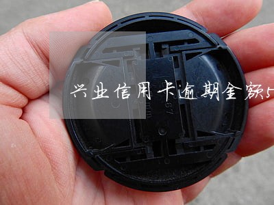兴业信用卡逾期金额5千以下 兴业信用卡逾期金额5千以下
