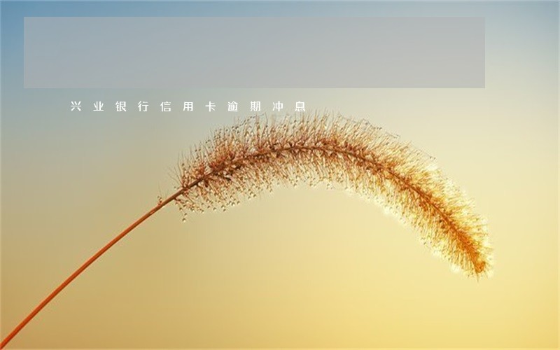 兴业银行信用卡逾期冲息 兴业银行信用卡逾期冲息