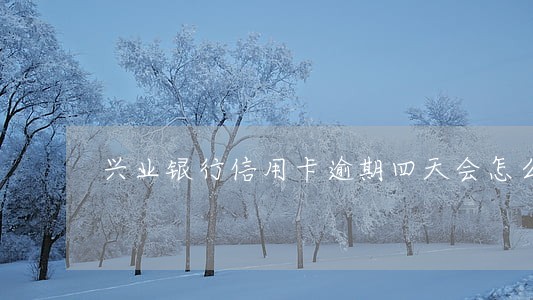 兴业银行信用卡逾期四天会怎么样