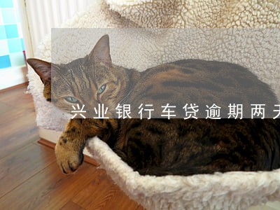 兴业银行车贷逾期两天会怎么样 兴业银行车贷逾期两天会怎么样