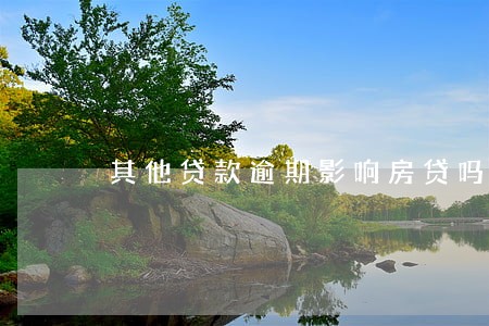 其他贷款逾期影响房贷吗 其他贷款逾期影响房贷吗