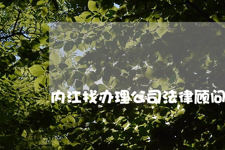 内江找办理公司法律顾问 内江找办理公司法律顾问