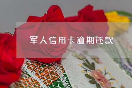 军人信用卡逾期还款 军人信用卡逾期还款