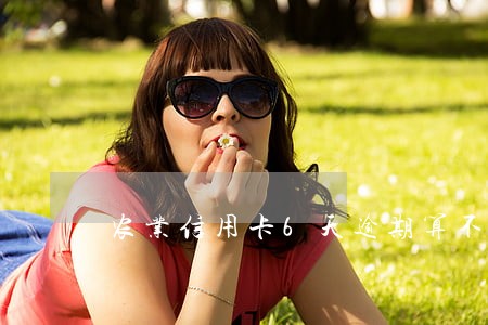 农业信用卡6天逾期算不算