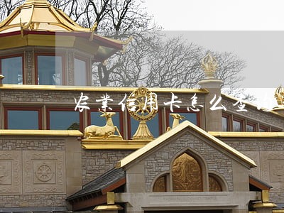 农业信用卡怎么查询逾期 农业信用卡怎么查询逾期