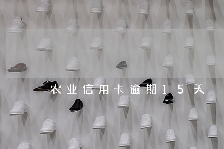 农业信用卡逾期15天 农业信用卡逾期15天