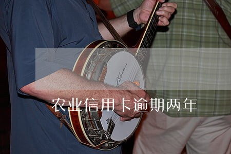农业信用卡逾期两年