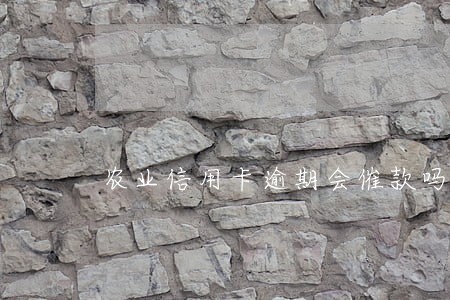 农业信用卡逾期会催款吗