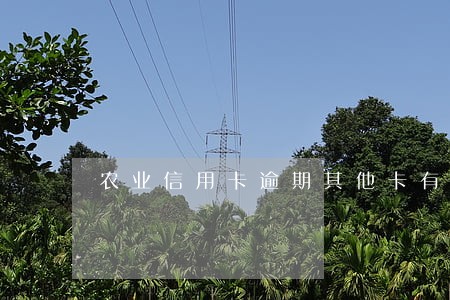 农业信用卡逾期其他卡有问题吗 农业信用卡逾期其他卡有问题吗