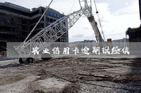 农业信用卡逾期报经侦 农业信用卡逾期报经侦