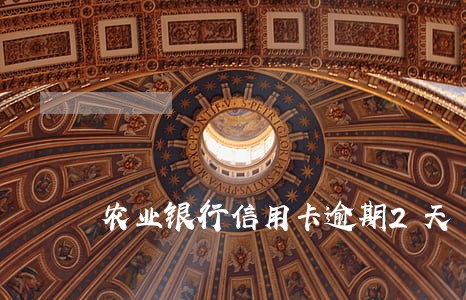 农业银行信用卡逾期2天 农业银行信用卡逾期2天