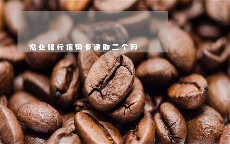 农业银行信用卡逾期二个月