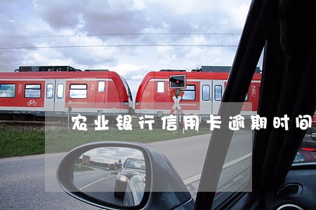 农业银行信用卡逾期时间