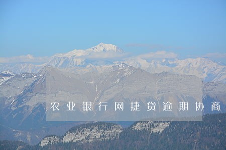 农业银行网捷贷逾期协商成功 农业银行网捷贷逾期协商成功