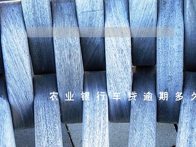 农业银行车贷逾期多久会收车 农业银行车贷逾期多久会收车