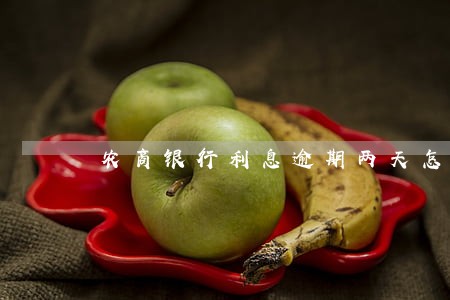 农商银行利息逾期两天怎么还利息