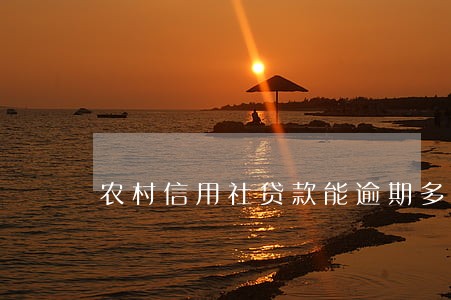农村信用社贷款能逾期多久