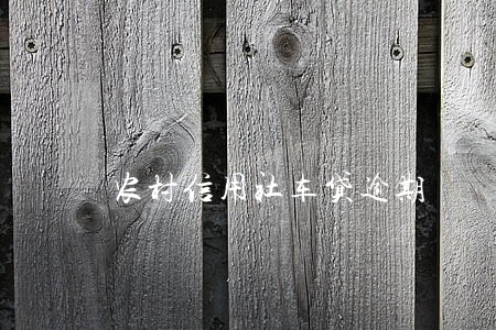 农村信用社车贷逾期 农村信用社车贷逾期