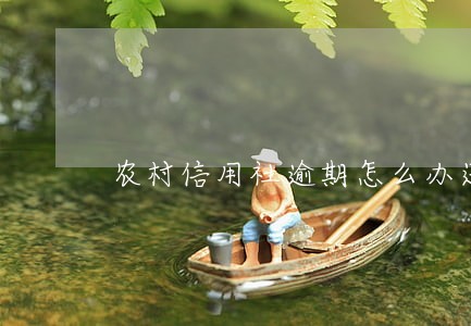 农村信用社逾期怎么办还款手续 农村信用社逾期怎么办还款手续