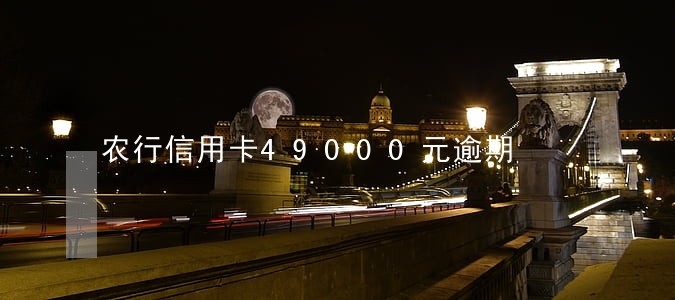 农行信用卡49000元逾期 农行信用卡49000元逾期