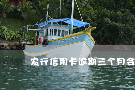 农行信用卡逾期三个月会降额