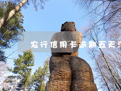 农行信用卡逾期五天没上征信 农行信用卡逾期五天没上征信