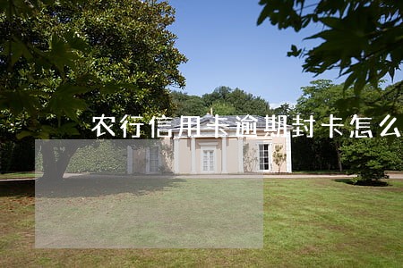 农行信用卡逾期封卡怎么解封 农行信用卡逾期封卡怎么解封