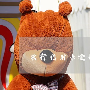 农行信用卡逾期无法使用 农行信用卡逾期无法使用