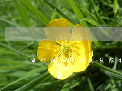 农行信用卡逾期被限制交易