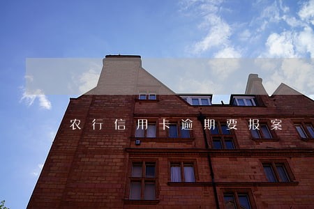 农行信用卡逾期要报案