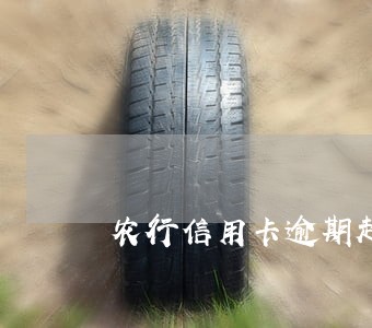 农行信用卡逾期超限 农行信用卡逾期超限