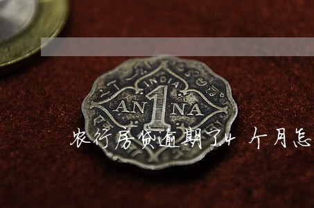 农行房贷逾期了4个月怎么办啊 农行房贷逾期了4个月怎么办啊