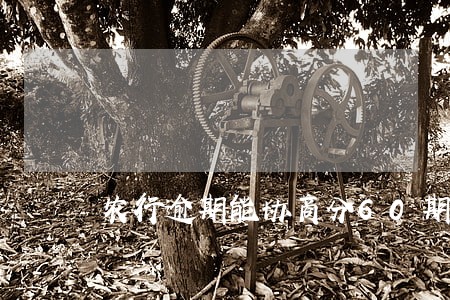 农行逾期能协商分60期吗 农行逾期能协商分60期吗
