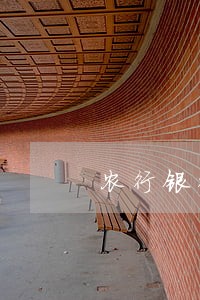 农行银行信用卡逾期还款