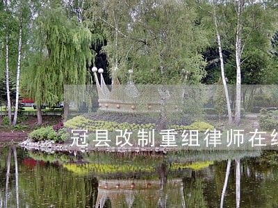 冠县改制重组律师在线咨询 冠县改制重组律师在线咨询