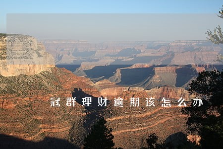 冠群理财逾期该怎么办 冠群理财逾期该怎么办