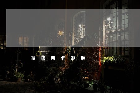 准信用卡逾期