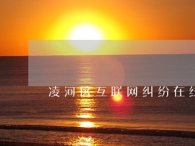 凌河区互联网纠纷在线律师 凌河区互联网纠纷在线律师