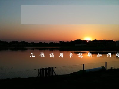 几张信用卡逾期如何处理 几张信用卡逾期如何处理