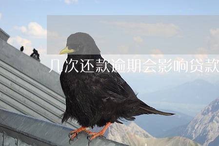 几次还款逾期会影响贷款 几次还款逾期会影响贷款