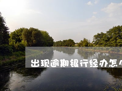 出现逾期银行经办怎么办