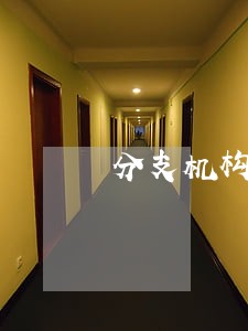 分支机构承包经营法律关系 分支机构承包经营法律关系